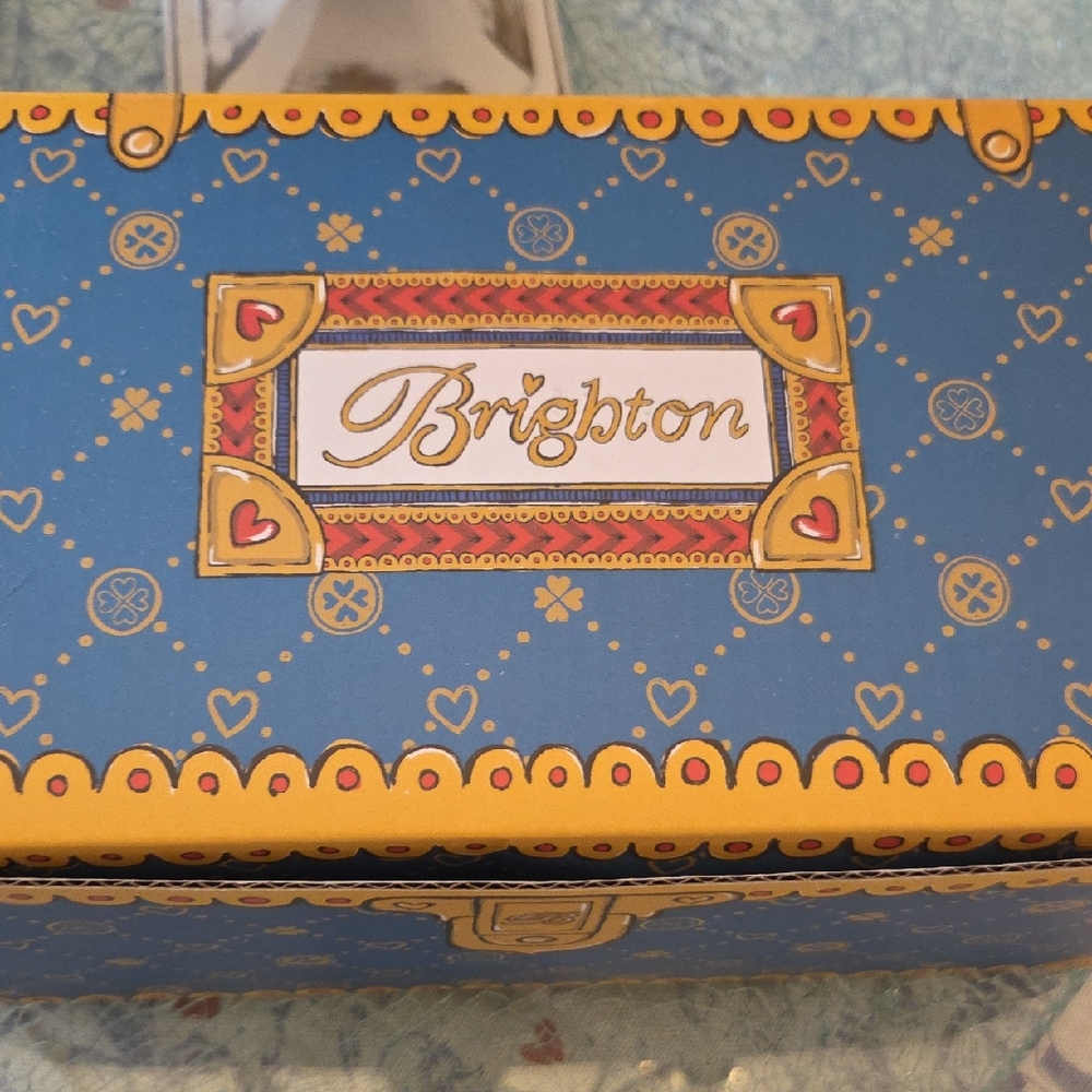 Brighton - Vivid Blue and Gold Ceramic Mugs NWT